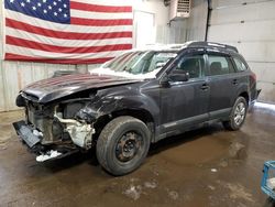 Salvage cars for sale from Copart Lyman, ME: 2011 Subaru Outback 2.5I