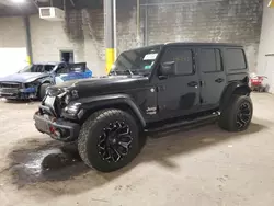 Jeep salvage cars for sale: 2018 Jeep Wrangler Unlimited Sport