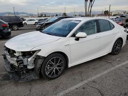Salvage cars for sale from Copart Van Nuys, CA: 2021 Toyota Camry SE