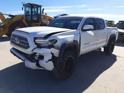 Salvage cars for sale at Grand Prairie, TX auction: 2017 Toyota Tacoma Double Cab