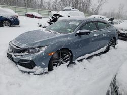 Salvage cars for sale from Copart Leroy, NY: 2020 Honda Civic Sport