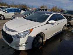 Salvage cars for sale at Woodburn, OR auction: 2015 Hyundai Sonata Hybrid