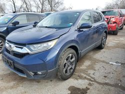 Salvage cars for sale at Bridgeton, MO auction: 2018 Honda CR-V EX