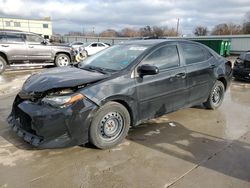 Toyota Corolla l salvage cars for sale: 2017 Toyota Corolla L