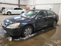 Salvage cars for sale from Copart Nisku, AB: 2004 Honda Accord LX