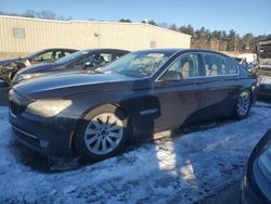 Salvage cars for sale at Exeter, RI auction: 2009 BMW 750 LI