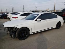 Salvage cars for sale from Copart Los Angeles, CA: 2022 BMW 740 I