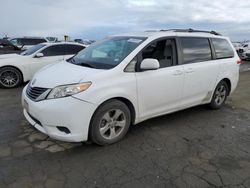 Salvage cars for sale from Copart Martinez, CA: 2011 Toyota Sienna LE
