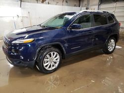 Salvage cars for sale at Casper, WY auction: 2016 Jeep Cherokee Limited