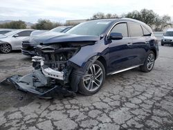 Salvage cars for sale at Las Vegas, NV auction: 2017 Acura MDX Advance