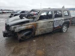 Salvage cars for sale at Woodhaven, MI auction: 2015 Jeep Patriot Sport