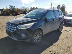 Salvage cars for sale at Denver, CO auction: 2017 Ford Escape Titanium