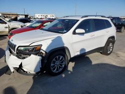 Salvage cars for sale from Copart Grand Prairie, TX: 2020 Jeep Cherokee Latitude Plus