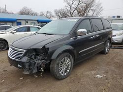 Salvage cars for sale at Wichita, KS auction: 2014 Chrysler Town & Country Touring L