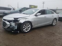 Salvage cars for sale from Copart Chicago Heights, IL: 2021 Chevrolet Malibu LT