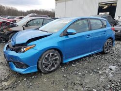 Salvage cars for sale at Windsor, NJ auction: 2017 Toyota Corolla IM