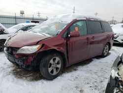 Toyota Sienna LE salvage cars for sale: 2016 Toyota Sienna LE