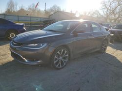 Salvage cars for sale at Wichita, KS auction: 2016 Chrysler 200 C