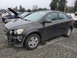 Salvage cars for sale from Copart Graham, WA: 2013 Chevrolet Sonic LT
