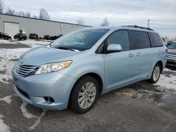 Toyota Sienna LE salvage cars for sale: 2015 Toyota Sienna LE