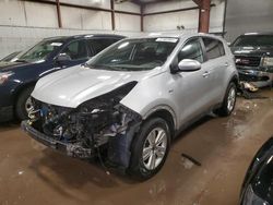 Salvage cars for sale at Lansing, MI auction: 2019 KIA Sportage LX