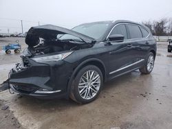 Salvage cars for sale from Copart Oklahoma City, OK: 2022 Acura MDX Advance