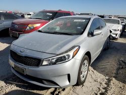 Salvage cars for sale at Haslet, TX auction: 2017 KIA Forte LX