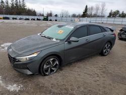 Salvage cars for sale from Copart Ontario Auction, ON: 2021 Hyundai Elantra SEL