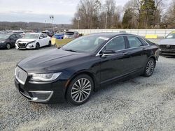 Salvage cars for sale from Copart Concord, NC: 2018 Lincoln MKZ Select