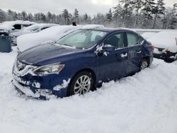 Salvage cars for sale at Windham, ME auction: 2019 Nissan Sentra S