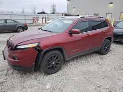 Salvage cars for sale at Milwaukee, WI auction: 2015 Jeep Cherokee Latitude