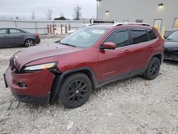 Jeep Cherokee Latitude salvage cars for sale: 2015 Jeep Cherokee Latitude