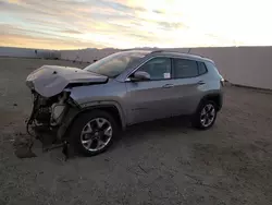 Salvage cars for sale from Copart Adelanto, CA: 2020 Jeep Compass Limited