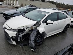 Toyota Corolla LE salvage cars for sale: 2021 Toyota Corolla LE