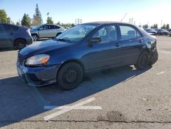 Salvage cars for sale from Copart Rancho Cucamonga, CA: 2004 Toyota Corolla CE