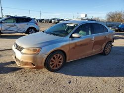 Salvage cars for sale at Oklahoma City, OK auction: 2013 Volkswagen Jetta SE