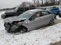 Salvage cars for sale from Copart Franklin, WI: 2023 Hyundai Elantra Limited