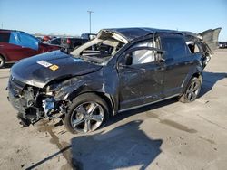 Salvage cars for sale from Copart Wilmer, TX: 2017 Dodge Journey Crossroad