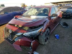 Salvage cars for sale from Copart Brighton, CO: 2020 Nissan Sentra SR