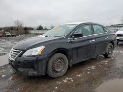Salvage cars for sale from Copart Columbia Station, OH: 2015 Nissan Sentra S