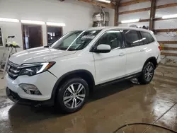 Salvage cars for sale from Copart Pekin, IL: 2016 Honda Pilot EXL