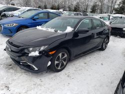 Salvage cars for sale at North Billerica, MA auction: 2020 Honda Civic LX