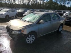 Vehiculos salvage en venta de Copart Harleyville, SC: 2009 Toyota Corolla Base