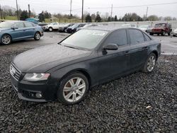 Salvage cars for sale from Copart Portland, OR: 2011 Audi A4 Premium