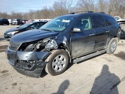 Salvage cars for sale from Copart Ellwood City, PA: 2013 Chevrolet Traverse LS