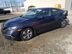 Honda salvage cars for sale: 2021 Honda Civic LX