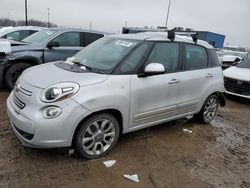 Salvage cars for sale at Woodhaven, MI auction: 2014 Fiat 500L Lounge
