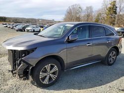 Salvage cars for sale from Copart Concord, NC: 2017 Acura MDX