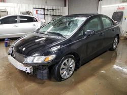 Honda salvage cars for sale: 2009 Honda Civic EX