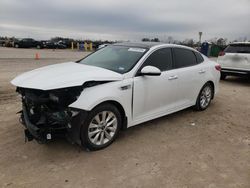 Salvage cars for sale at Houston, TX auction: 2016 KIA Optima EX